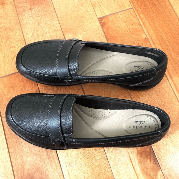 CLARKS CORA DAISY BLACK Size 9.5 - Picture 7 of 13